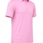Light Pink Striped Golf Polo